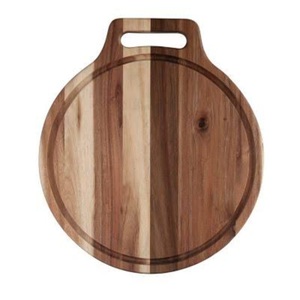 Tabla de cortar de madera de forma ovalada para el hogar, jardín, cocina, accesorios de mesa, ensalada, juego de dos tablas picadoras - Product Image 5