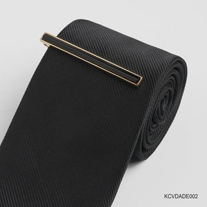 Clip de Corbata de Cuarzo Ahumado Fengshui Chapado en Oro de 18K para Hombre - KCVDADE002 |   Colección Tinh Vu |   Hecho en Vietnam - Product Image 2
