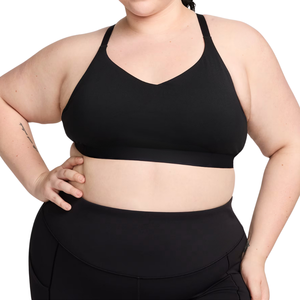 Sujetador Deportivo de Yoga con Tirantes para Mujer de Talla Grande, Transpirable, Elástico, Soporte Medio, para Ejercicio, para Mujeres con Curvas - Product Image 1