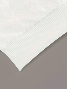 Sweat-shirt à col zippé mi-long en molleton pour homme, coupe classique, manches classiques, broderie personnalisée, couleur unie, séchage rapide, automne-hiver - Product Image 5