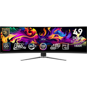 Moniteur de jeu incurvé ultra-large industriel de qualité industrielle pour MPG 491CQPX QD-OLED 49 pouces 1440p HDR 240 Hz, panneau QD-OLED industriel OEM 32:9 - Product Image 2