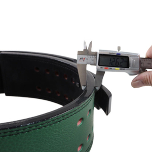 เข็มขัดยกน้ำหนักหนังสำหรับยิมเข็มขัดยกน้ำหนักปรับแต่งได้ - Product Image 5