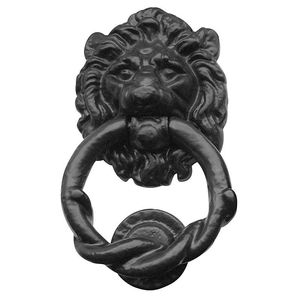 Aldaba de puerta de latón arquitectónico clásico con diseño elegante hecho a mano y acabado texturizado rico para puertas de madera - Product Image 1