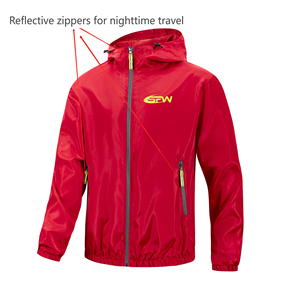 Veste Softshell matelassée légère pour homme, imperméable, col montant, fermeture éclair, coupe-vent, couleur personnalisée - Product Image 3