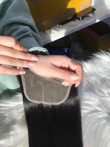 มัดผมแท้เวียดนามพร้อมลูกไม้ปิดด้านหน้าวิกผมบริสุทธิ์100สำหรับผู้หญิงผิวดำ - Product Image 3