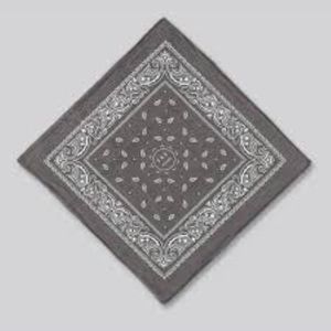 Pañuelo cuadrado de algodón multifunción blanco, pañuelo de moda orgánico de uso diario con estampado personalizado para uso en exteriores - Product Image 5
