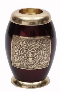 Fournitures funéraires d'urne de crémation de souvenir de lumière de thé en laiton pour l'urne commémorative humaine de cendres - Product Image 2