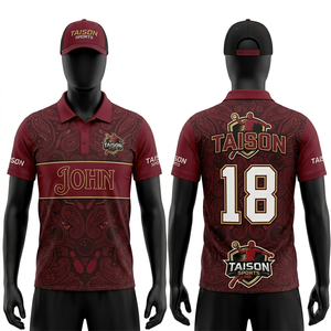 Mens <b>bowling</b> Jersey 190 GSM Moisture Wicking Polyester Red Blue White Panel Design Custom Printed Team Uniform - Product Image 5