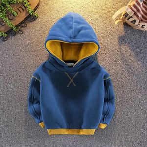 Sudadera con capucha de algodón con logotipo personalizado para bebés y niñas, Jersey estampado para niños, conjunto de sudaderas y sudaderas informales personalizadas para niños, precio barato - Product Image 3