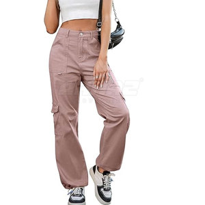 Pantalón cargo ligero y transpirable Estilo atemporal Pantalón cargo multibolsillo para mujer para uso diario - Product Image 6