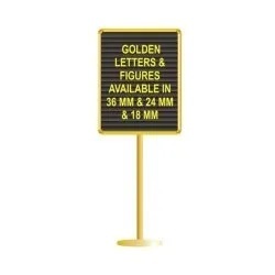 Colección de Calidad, Soporte de Bienvenida Cuadrado de Acero Inoxidable Color Dorado, Autoadhesivo, de Lujo, para Hoteles, Bodas, Eventos y Fiestas - Product Image 5