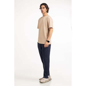 Men's Eco-Friendly 100% Cotton Loose Fit Jersey T-Shirt 300gsm Solid <b>Screen</b> Printed Short Sleeve O-Neck OEM ODM Private Label - Product Image 6