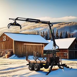 <span class=keywords><strong>Force</strong></span> de levage pleine longueur Base robuste télécommandée de 1.1 tonnes Grappin rotatif compact Chargeur de grumes et remorque avec frein à <span class=keywords><strong>air</strong></span> - Product Image 3