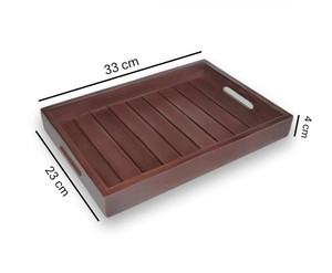 Bandeja de Madera de Diseño de Lujo, Fabricada con CNC, con Compartimentos Divididos para Frutos Secos, Dulces y Frutas Secas, Apta para Lavavajillas, para la Sala de Estar - Product Image 4