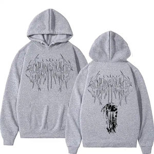 Unisex Custom Hoodies for <b>Men</b> Wholesale Cotton French Terry Oversized <b>Pullover</b> Drop Shoulders Autumn Season Fleece Plain Dyed - Product Image 4