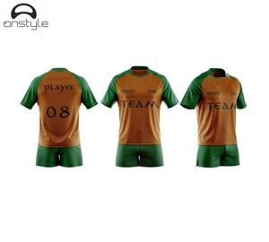 Custom Made Colors Designs Rugby <b>Kit</b> Team Rugby Uniforms in high quality 200-350 GSM with custom socks - Product Image 1