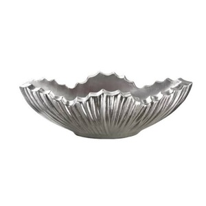 Bol de service taille personnalisée de bonne qualité finition antique en aluminium métal bol de service à salade de fruits bol de service à salade alimentaire - Product Image 1