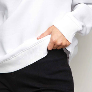 Sweat-shirt pour femme avec fermeture éclair 100% coton Design personnalisable Impression Toutes les couleurs et tailles sont disponibles Service OEM - Product Image 5