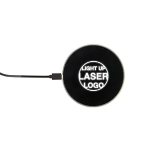 Base di Ricarica Wireless LED 10W Personalizzata, Gadget USB Promozionali - Product Image 3