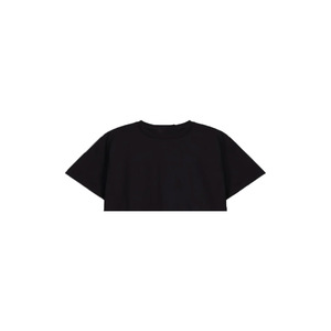 Camiseta Corta de Manga Larga Informal, Transpirable, Ecológica, Extra Grande, de Lona, 100% Algodón Orgánico, Talla Grande para Mujer, Negra - Product Image 2