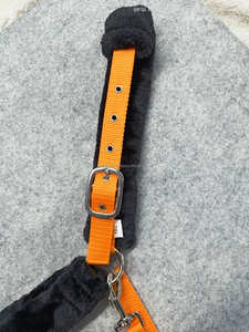 Premium Equestrian 2ply Nylon <b>Halter</b> Set Customizable OEM/ODM English Saddle Racing Horse Leads a Stylish Fancy Choice - Product Image 5