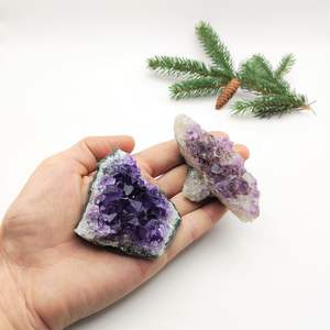 Cristal de Amatista Tallado de Alta Calidad, Racimo de Cristal Curativo, Hermoso Regalo al por Mayor, Decoración Feng Shui, Tamaños Personalizados, Moda - Product Image 2