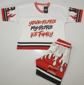 เสื้อครอปไซส์ใหญ่สำหรับผู้ชายเสื้อครอปทรงหลวมพิมพ์โลโก้เสื้อตาข่ายใส่เล่นฟุตบอลแบบลำลอง - Product Image 4