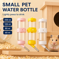 Botol Minum Isi Ulang Mudah Digunakan Membantu Menjaga Air Tetap Tersedia untuk Hamster, Gerbil, dan Hewan Kecil Lainnya Botol Air Hamster