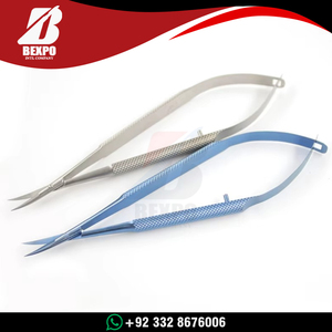 Tijeras Vannas con Puntas Micro-Puntiagudas de Acero Inoxidable con Alto Contenido de Carbono, Reutilizables, para Oftalmología, Plástica y Neurocirugía - Product Image 6