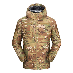 Chaqueta de Invierno para Hombre, Nueva, Cálida, Impermeable, Cortavientos, para Caza, Camping, Senderismo, Diseño de Cristal de Cintura Alta, Mezcla de Poliéster/Algodón - Product Image 2