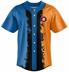 Jersey de béisbol personalizado para la sublimación de transferencia de impresión de tela 240 GSM - Product Image 3