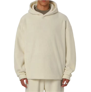 Sweat à capuche personnalisé en éponge française 500gsm en coton applique personnalisée lavage à l'acide sweat à capuche double couche capuche en détresse hommes sweats à capuche - Product Image 1