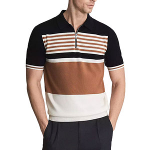 เสื้อยืดโปโลแขนสั้นของผู้ชายผ้าฝ้าย100% สไตล์ที่เป็นเอกลักษณ์ใหม่ฤดูร้อนเสื้อโปโลสีพื้นคุณภาพสูงสำหรับผู้ชาย - Product Image 1