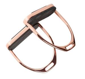 Nueva llegada de aleación de aluminio de agarre ancho estribos para montar a caballo ligero ajustable seguridad ecuestre fábrica OEM - Product Image 6