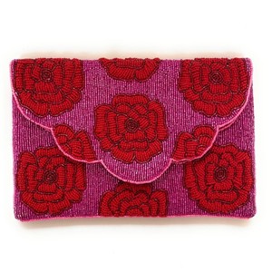 Sac à main en PU perlé fait main indien, classique, décontracté, élégant, pour femme, pour mariage, soirée, imperméable et léger - Product Image 1
