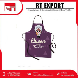 Venta caliente diseño personalizado puro algodón restaurante cocina delantal fabricante indio - Product Image 5