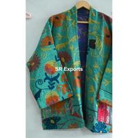 Vestes Vintage Suzani Kantha Veste Bohème Hippie Designer Coupe ample Coupe régulière Veste de taille