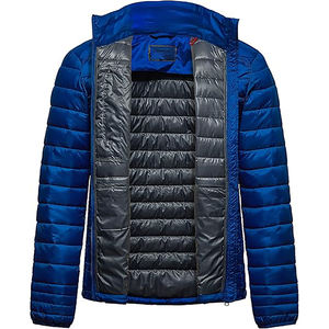 Wholesale High Quality <b>Thick</b> <b>Winter</b> Puffer Jacket for Men Windproof Waterproof Breathable Zipper Print Casual Padded <b>Coat</b> - Product Image 2