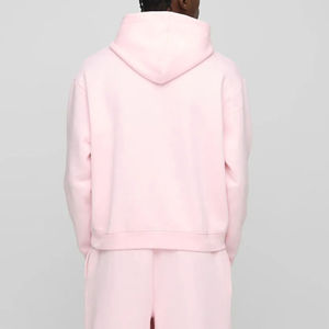 Ensemble de survêtement personnalisé à la mode, sweat-shirt à capuche et pantalon de survêtement imprimés à l'écran, survêtement évasé pour hommes et femmes - Product Image 4