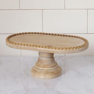Présentoir à gâteaux en bois fait à la main pour exposer des gâteaux d'anniversaire, des cupcakes et des confiseries dans les boulangeries domestiques - Product Image 3