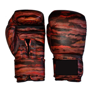 Gants de boxe professionnels personnalisés 10oz 12oz 14oz 16oz en cuir synthétique pour la formation de sparring Arts martiaux - Product Image 1