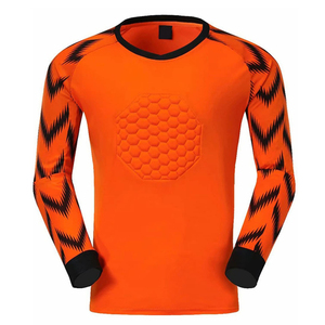 Camiseta de fútbol personalizada para jóvenes, kit de uniforme de portero, camiseta de fútbol de manga larga para hombres, ropa de fútbol para jóvenes, portero personalizado, Je - Product Image 3