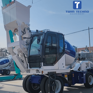 Mezclador de cemento de carga automática manual, opciones nuevas y usadas con motor eficiente, solución efectiva de mezcla de hormigón, de la serie de medidas, de la marca de fábrica, de la marca de fábrica - Product Image 2