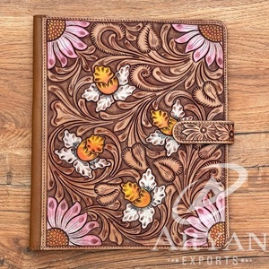 เคสหนังนิ่มขนาด A5 A4พร้อมกระเป๋าและอุปกรณ์จัดระเบียบเอกสาร - Product Image 1