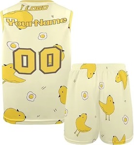 Ensemble de maillots de basket-ball personnalisés en gros, uniformes d'équipe réversibles avec impression personnalisée, ensemble de maillots de basket-ball pour match - Product Image 2