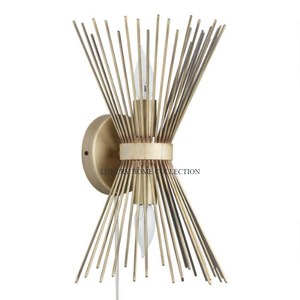 Bougeoir et support pour bâton de bougie design en forme de bois de cerf pour ensemble de 2 scones et lampes muraux faits à la main d'Inde - Product Image 4
