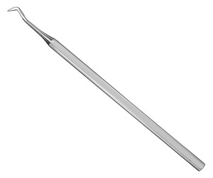 HEXA CARE Certifié CE Classe I Taille 8 Instrument chirurgical dentaire en acier inoxydable Détartreur à une extrémité Source d'alimentation manuelle de 2 ans - Product Image 3