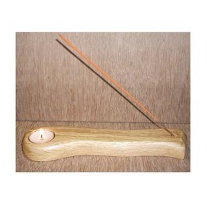 <b>Incense</b> Burner and Candle <b>Holder</b> Acacia Wood Luxury <b>Incense</b> <b>Stick</b> <b>Holder</b> <b>for</b> Holy Places Fragrance - Product Image 2