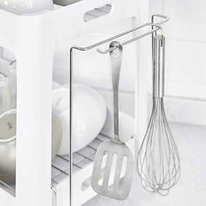 Escurridor de platos de 2 niveles con bandeja y drenaje para organizar Platos y platos - Product Image 3