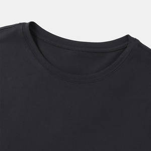 T-shirt en coton pour homme, streetwear, décontracté, coupe ample, manches courtes, usage quotidien, léger, doux, confortable, OEM ODM - Product Image 2